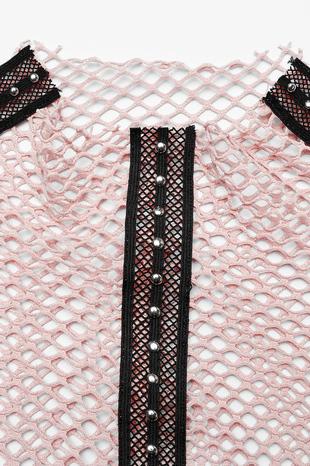 Pink Sabbath Fishnet Top [PASTEL PINK] - Image 5