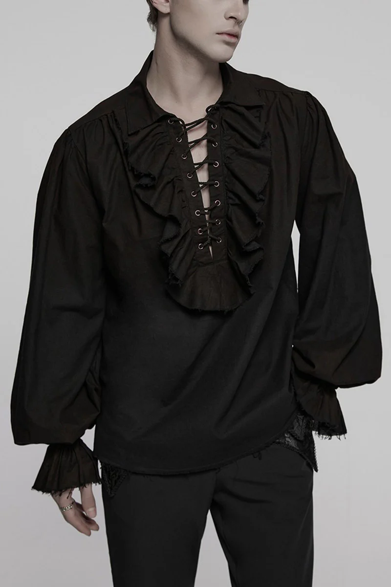 Pirate's Code Lace-Up Shirt