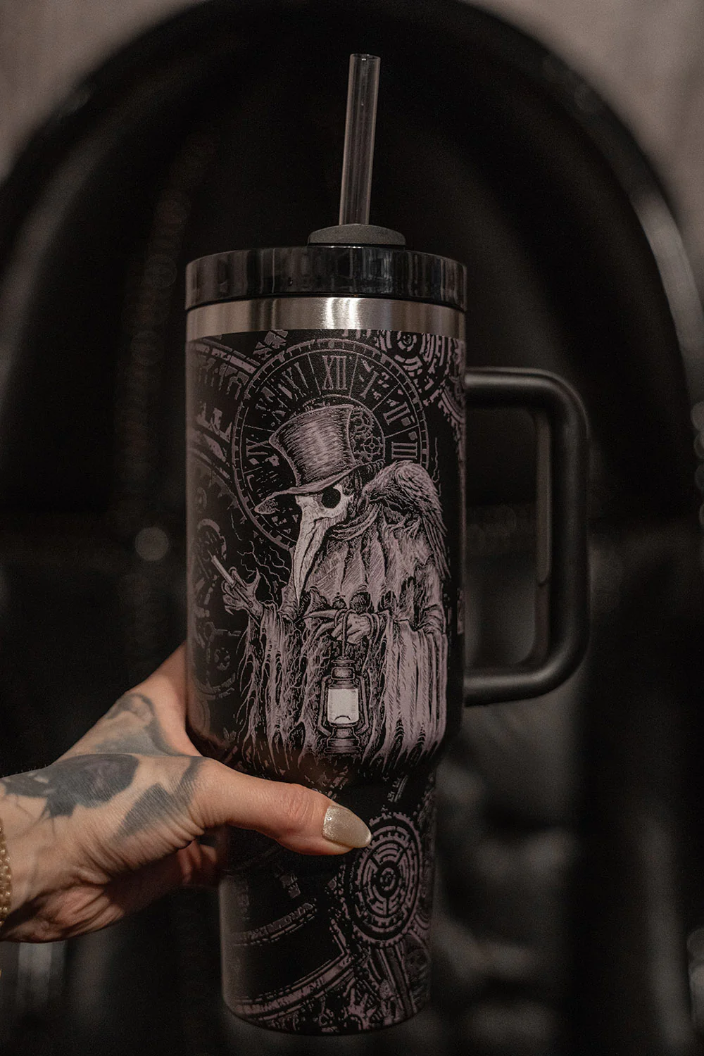 Plague Doctor 40oz Tumbler - Image 2