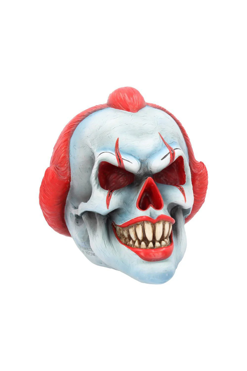 Play Time Skull Scary Horror Clown Head Statue - Image 4