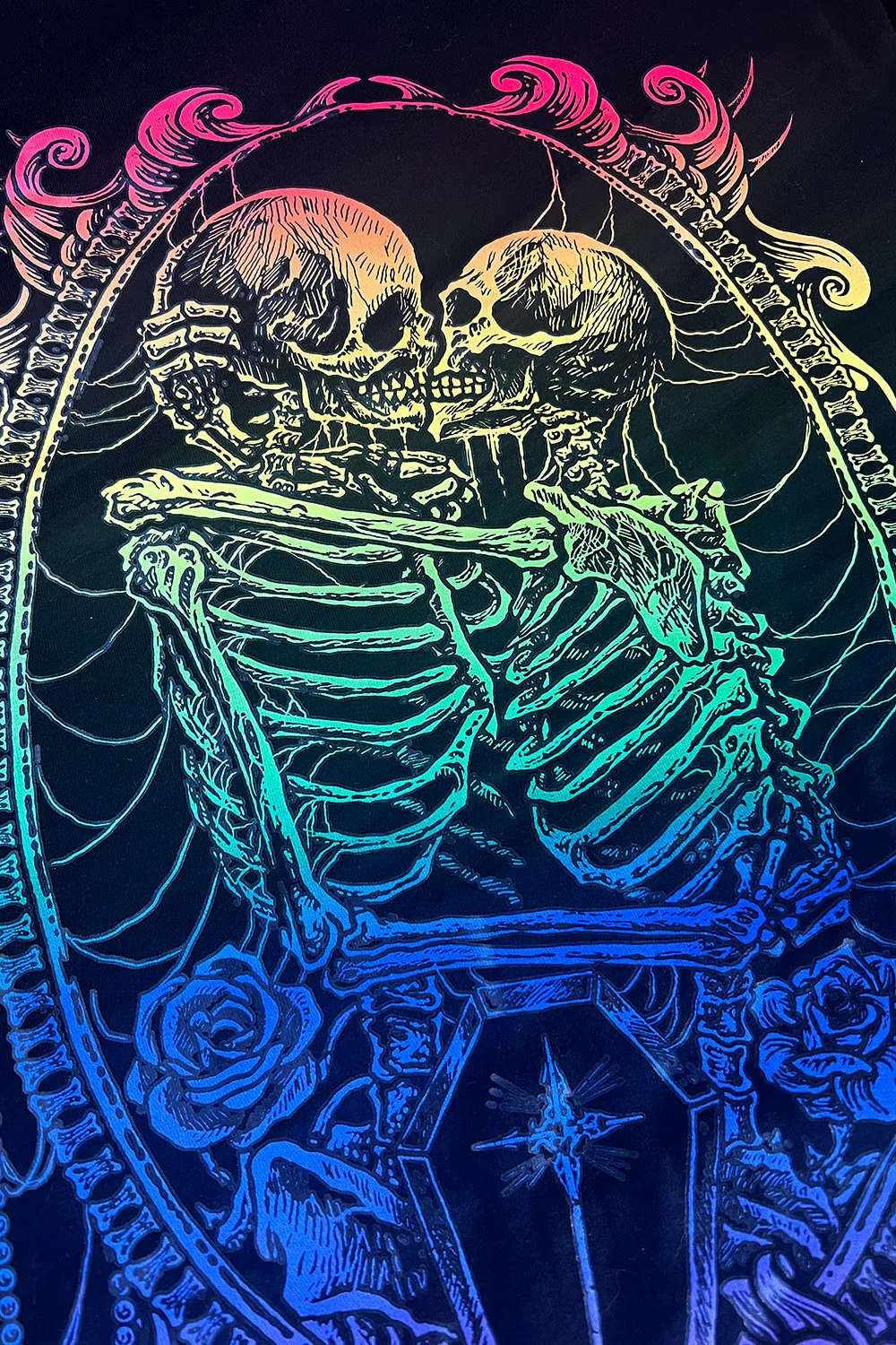 Pride Skeleton Love Hoodie [RAINBOW] - Image 3