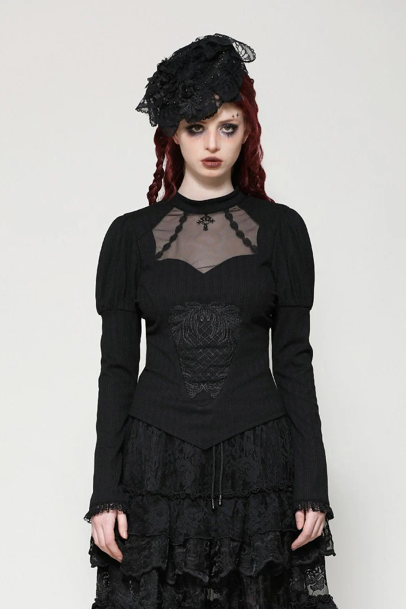 Prohibition Puffed Shoulder Blouse - Image 3