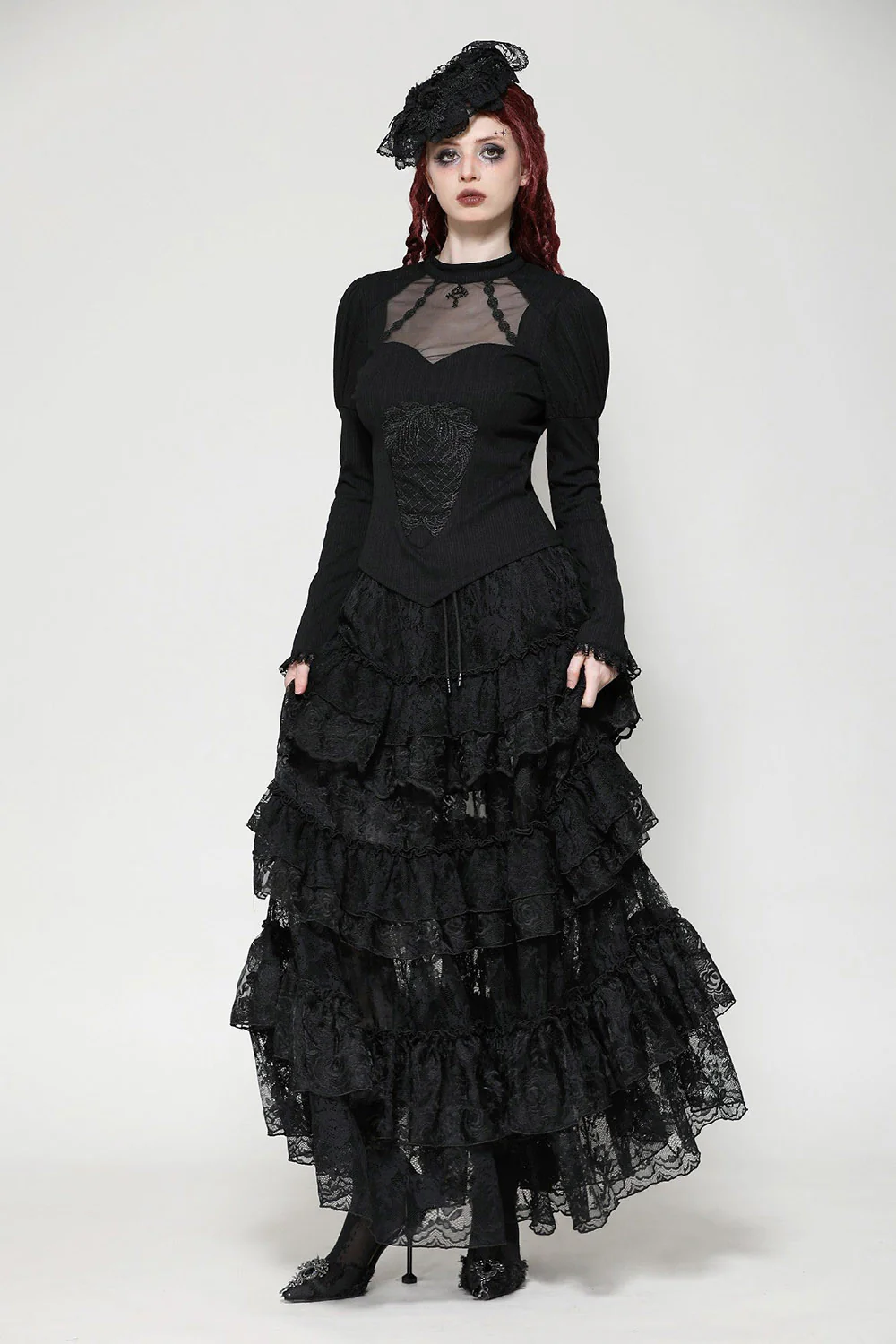 Prohibition Puffed Shoulder Blouse - Image 7