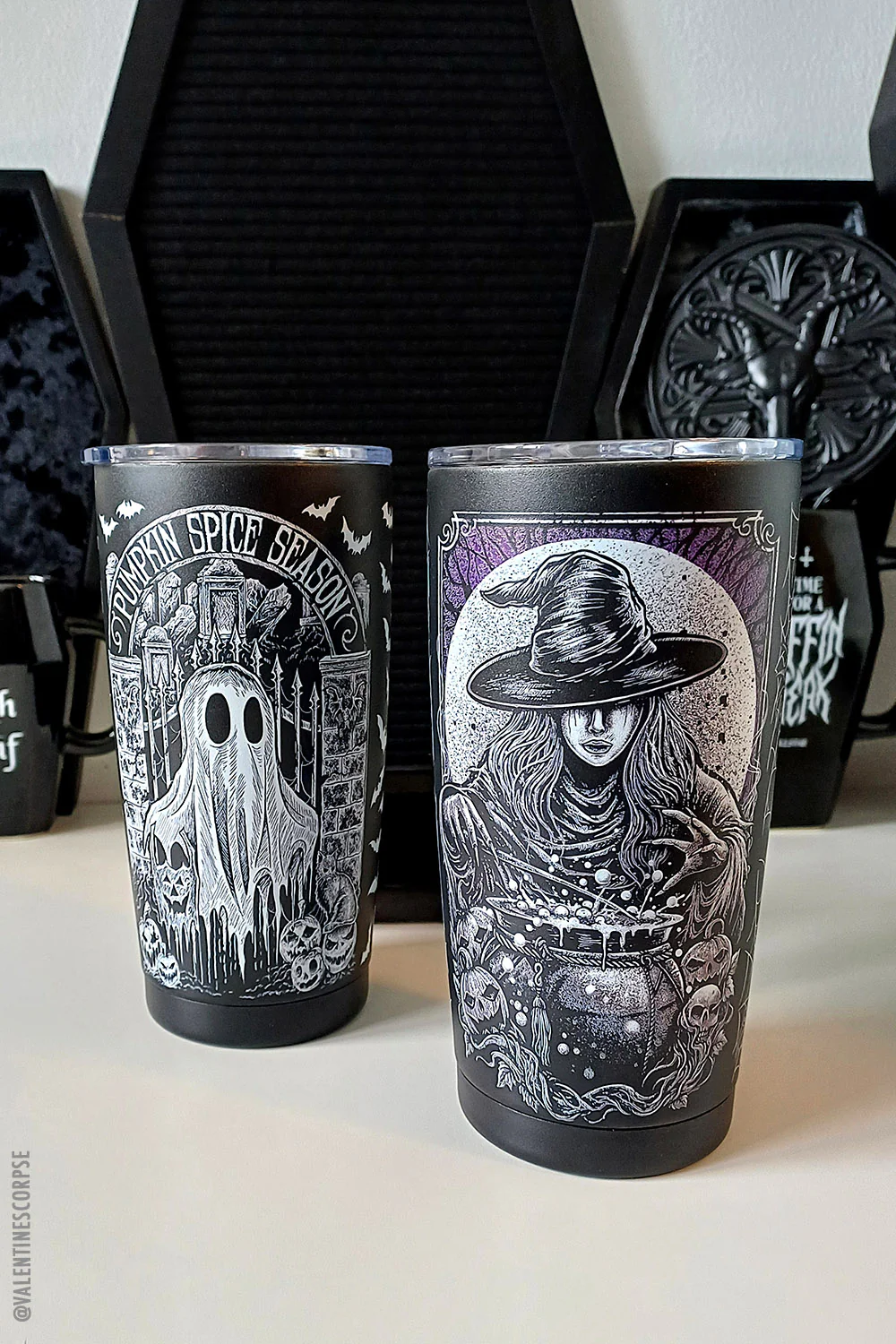 Pumpkin Spice Season 20 oz Travel Mug - Image 14