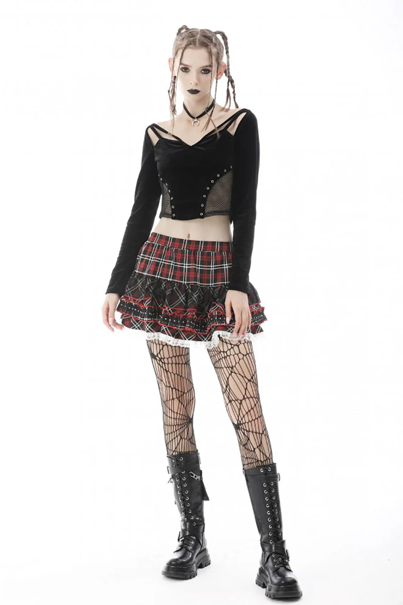 Punk Cupcake Plaid Skirt - Image 2