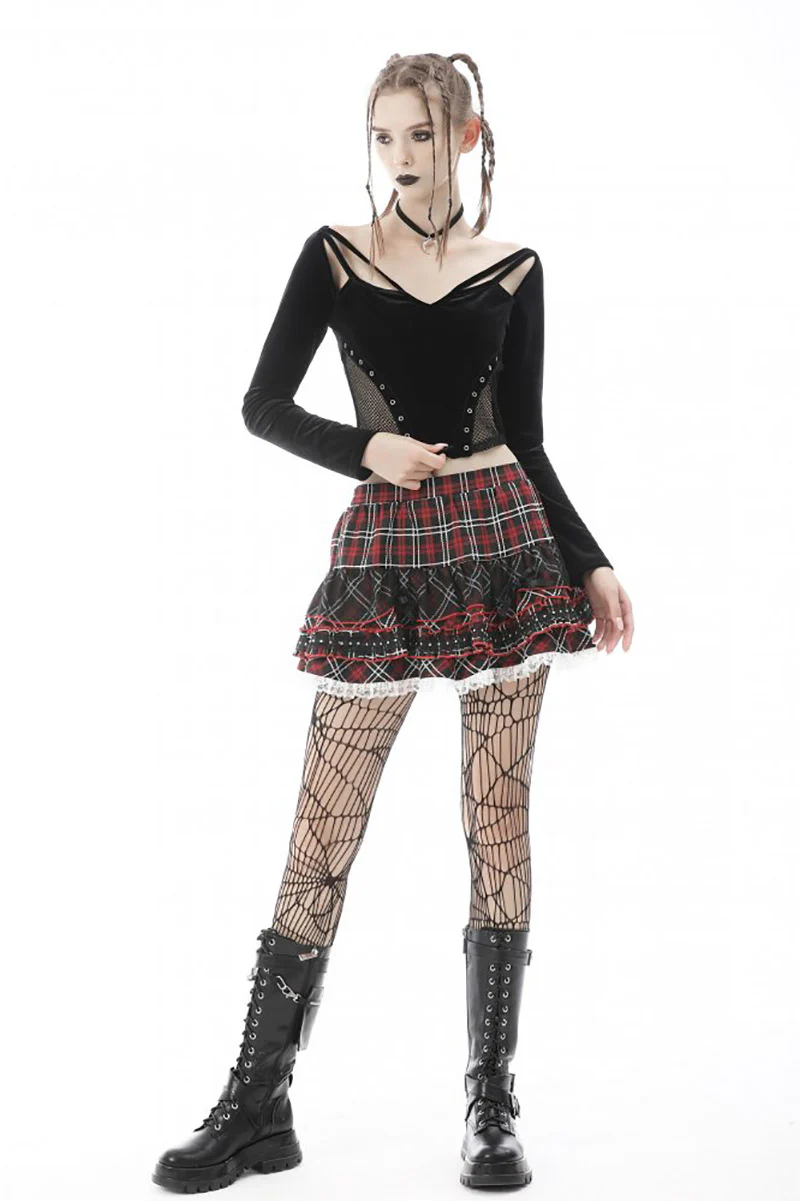 Punk Cupcake Plaid Skirt - Image 4