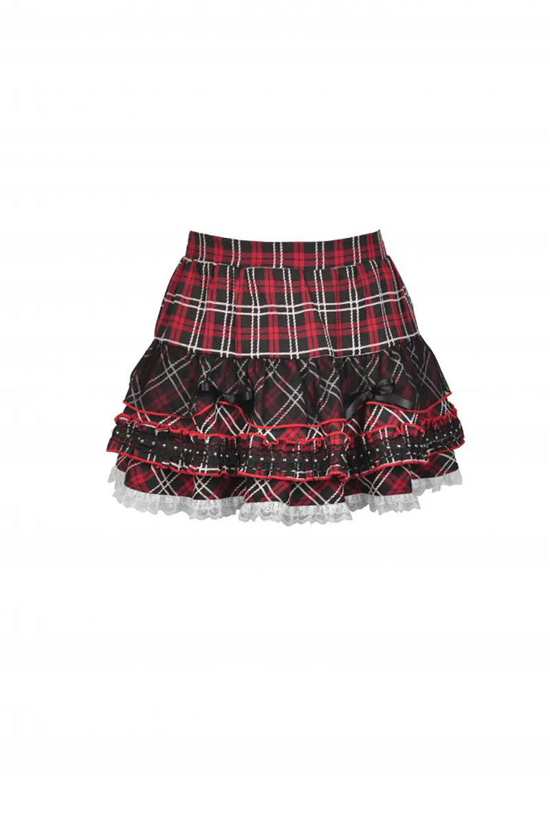 Punk Cupcake Plaid Skirt - Image 5