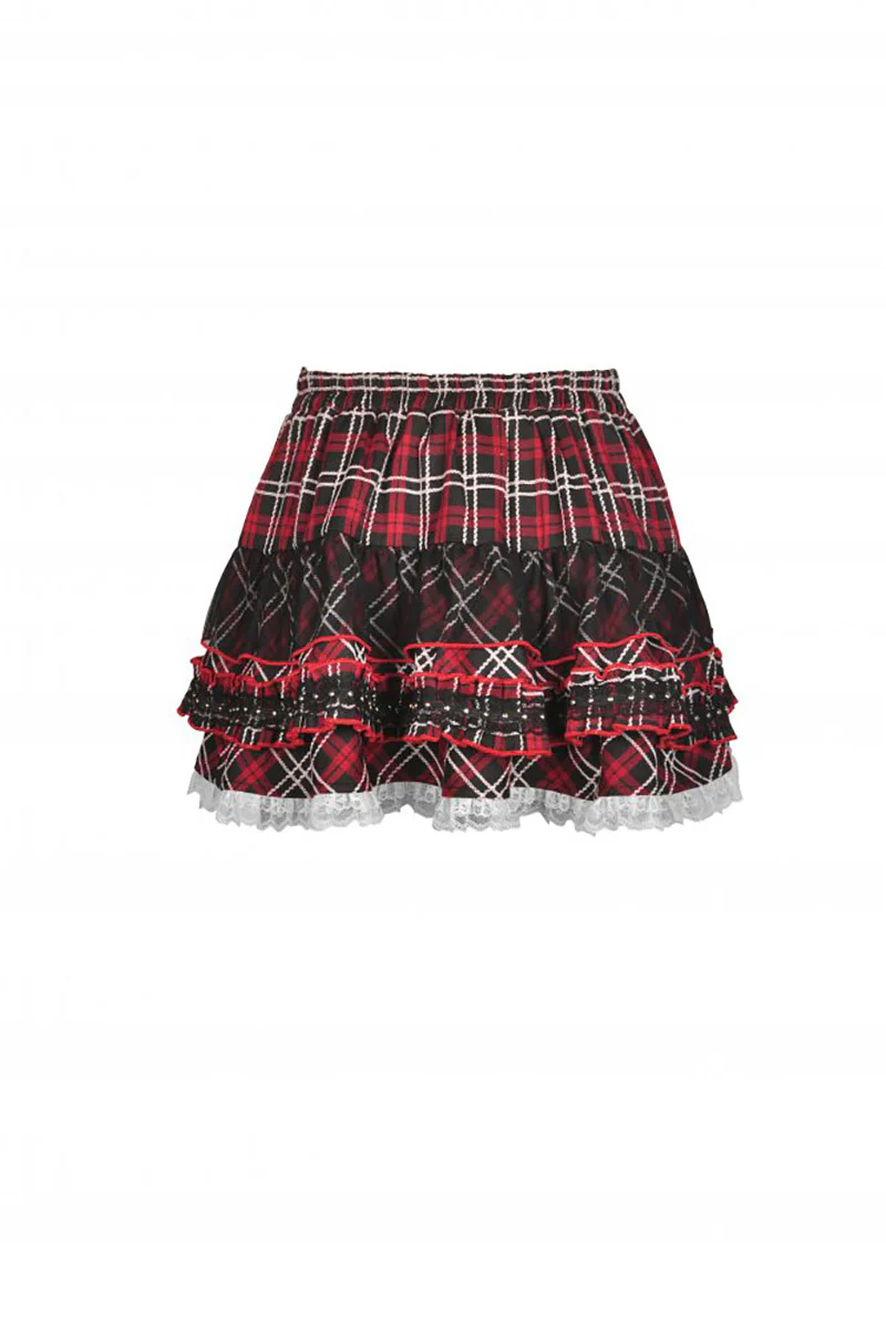 Punk Cupcake Plaid Skirt - Image 6