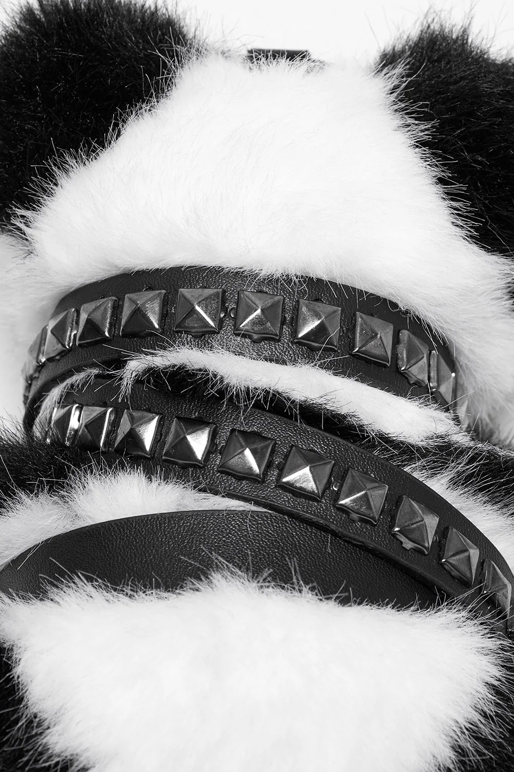 Punk Panda Bear Plush Keychain - Image 6