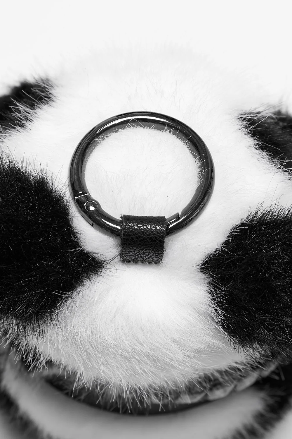 Punk Panda Bear Plush Keychain - Image 7