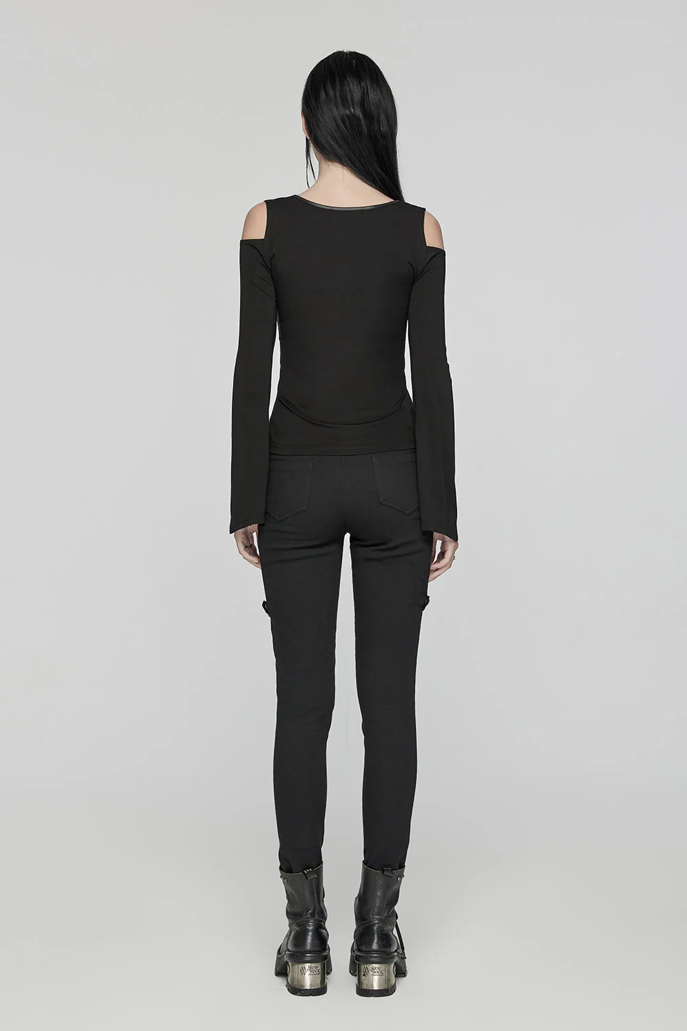Punk Snakeskin Skinny Jeans - Image 6