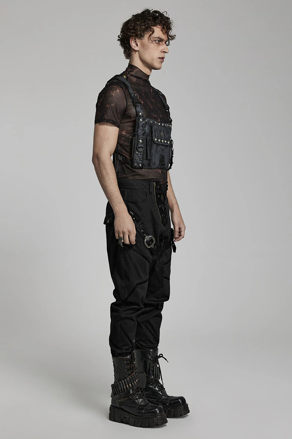 Punk Trenches Chest Harness Bag - Image 3