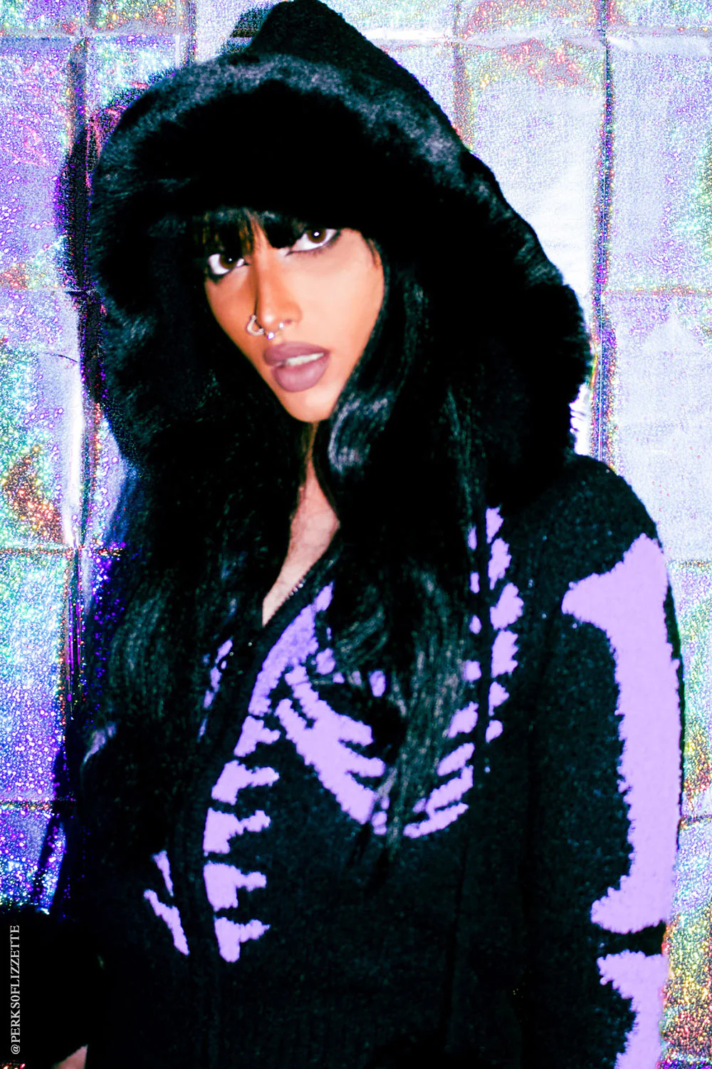 Purple Ribcage Skeleton Sweater [NO RESTOCKS] - Image 13