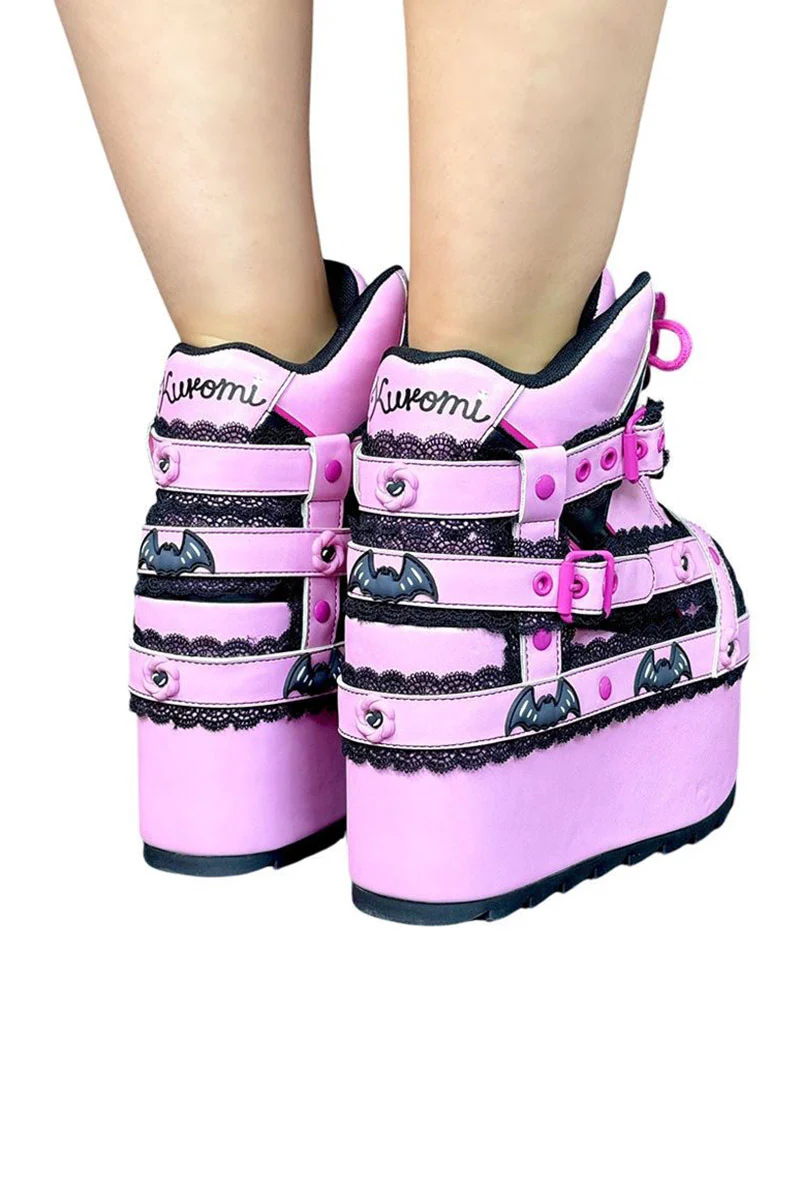 Qozmo Bndg Kuromi Platforms [Pink] [NO RESTOCKS] - Image 5