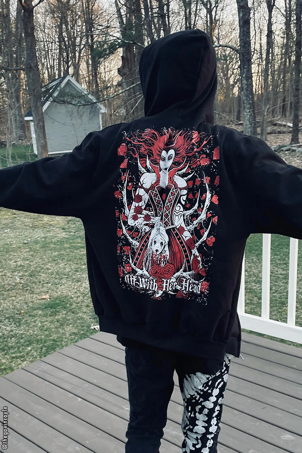 Queen of Hearts Hoodie - Image 6