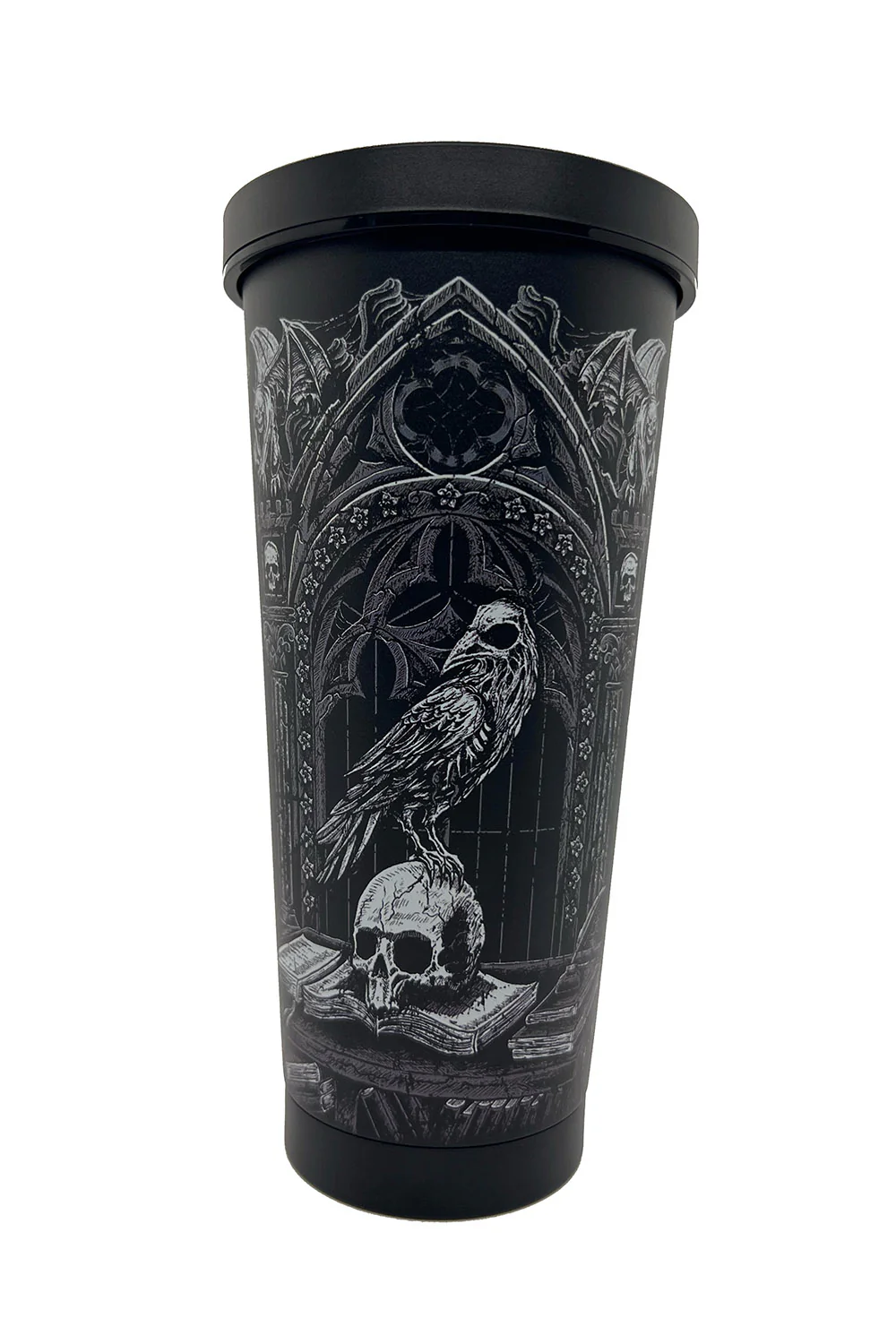 Quoth the Raven Cold Brew Tumbler with Straw - Image 6