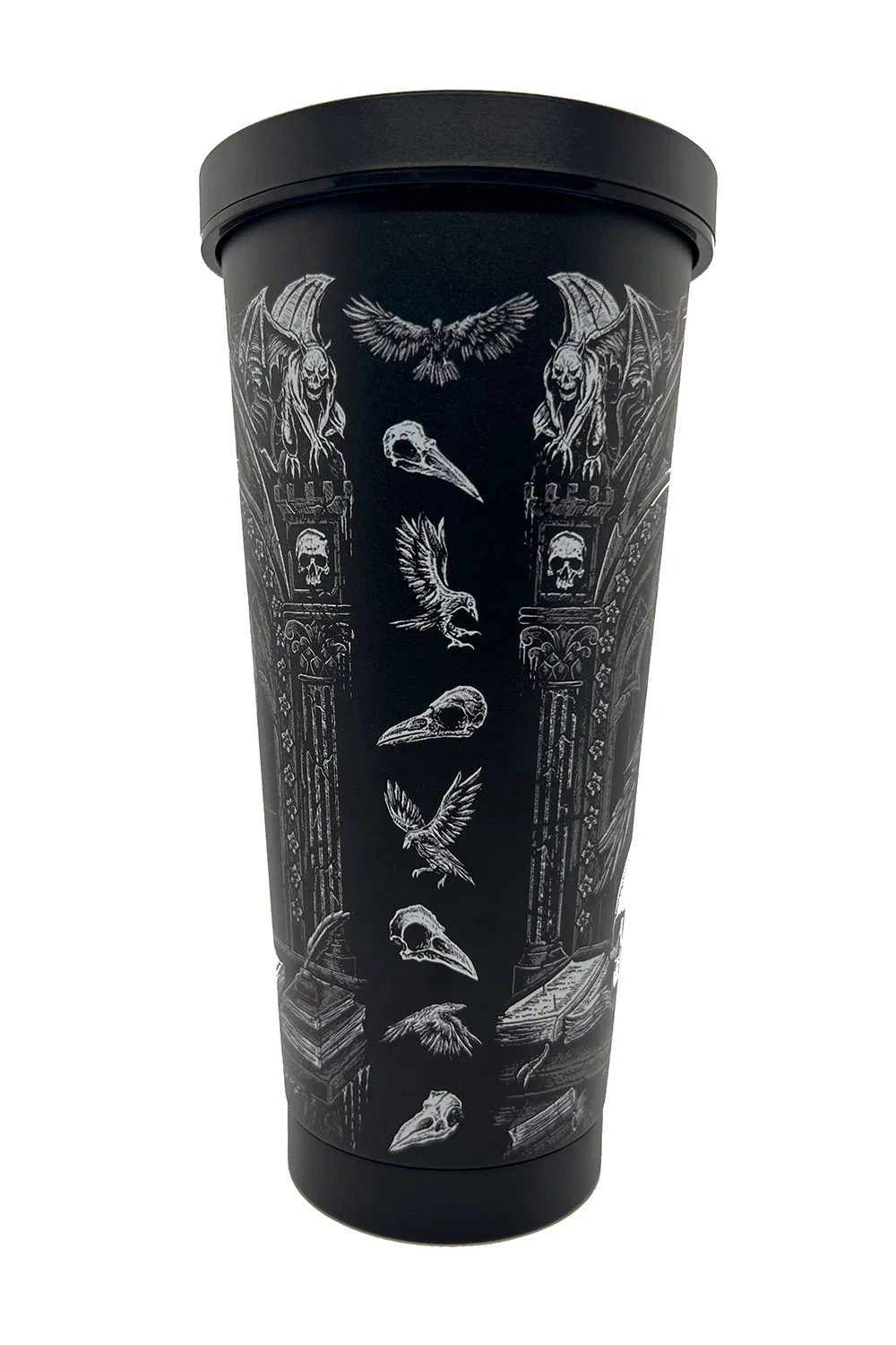 Quoth the Raven Cold Brew Tumbler with Straw - Image 7