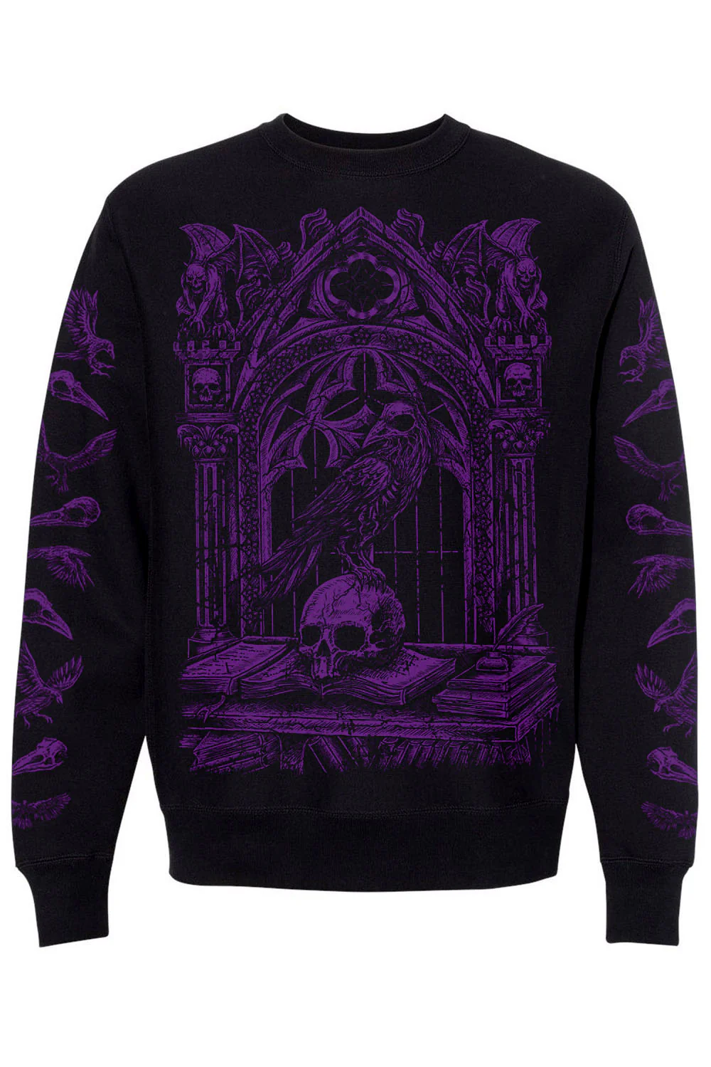 Quoth the Raven Sweatshirt [PURPLE] - Image 2