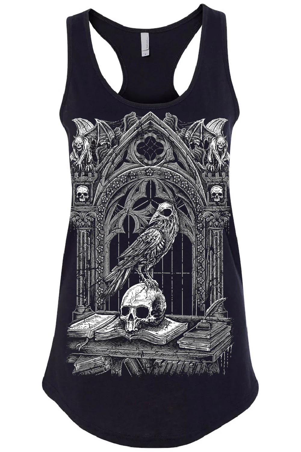 Quoth the Raven T-shirt [GRAY] - Image 6