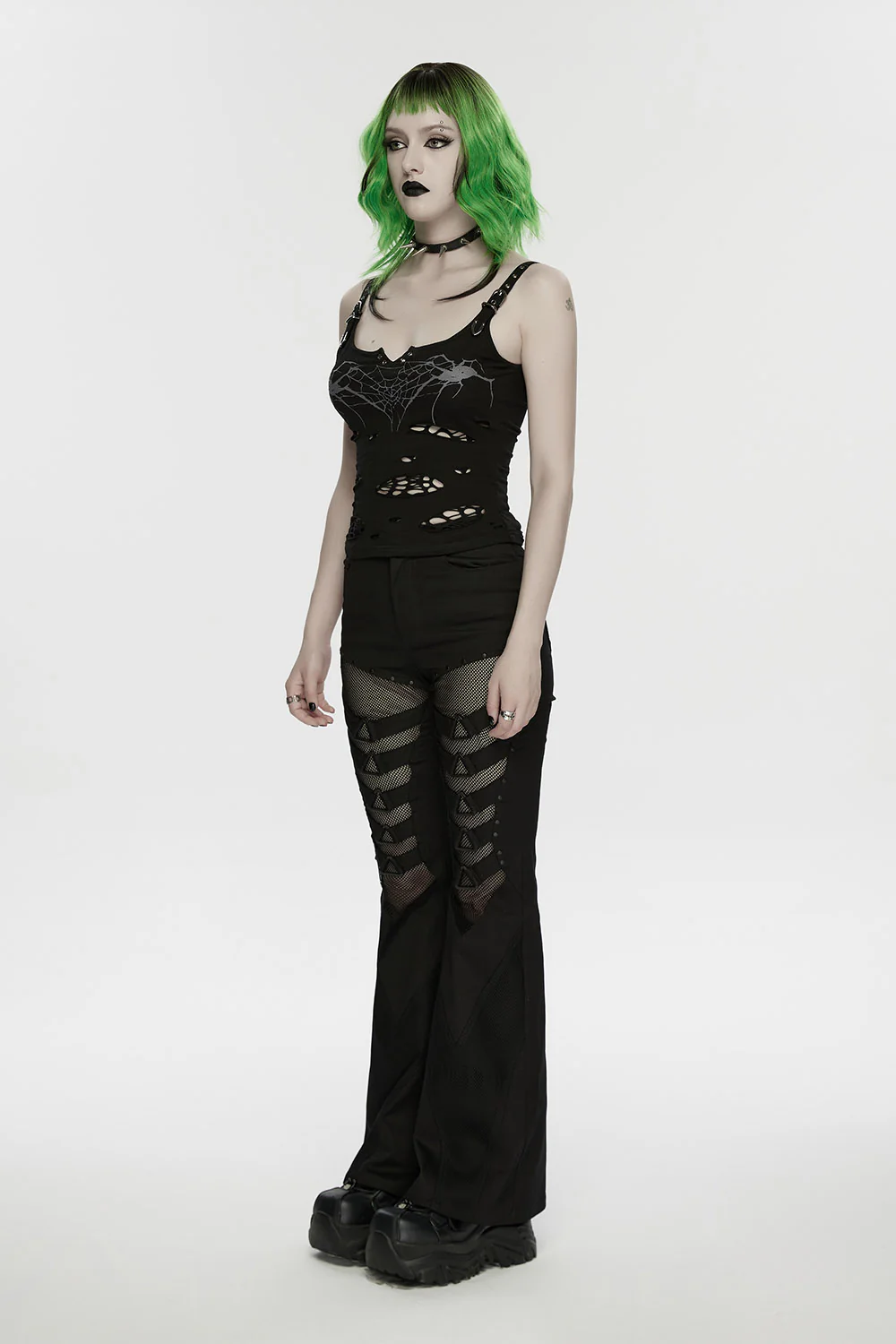 Ragged Webs Distressed Tank Top - Image 4