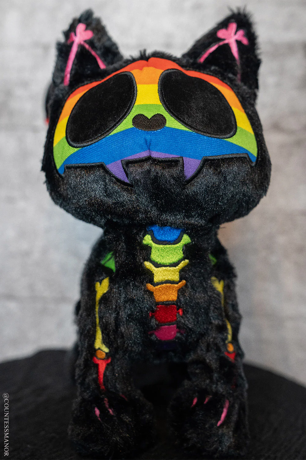 Rainbow Skelekitty Plush Toy - Image 3