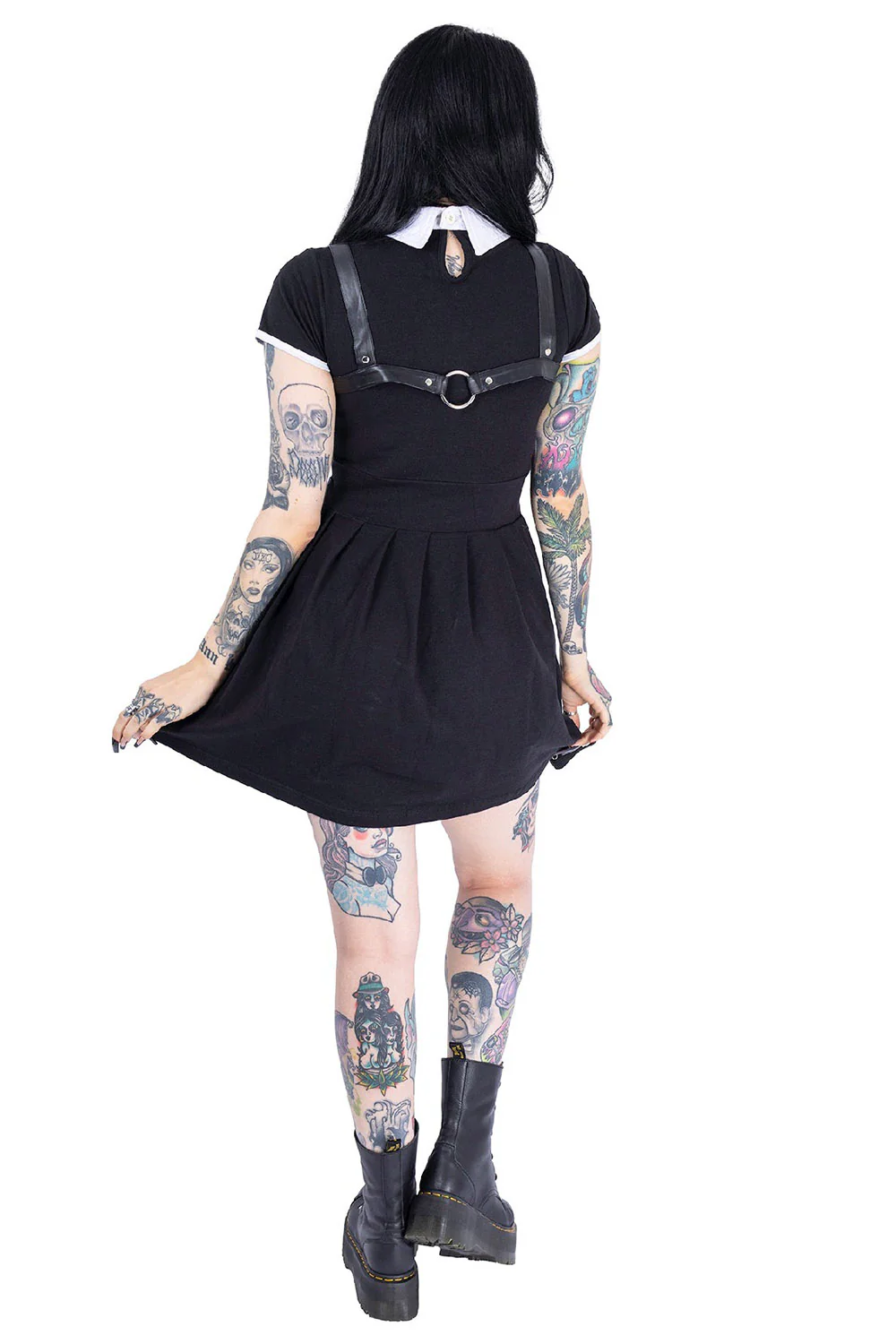 Rapture Dress [BLACK/WHITE] - Image 3