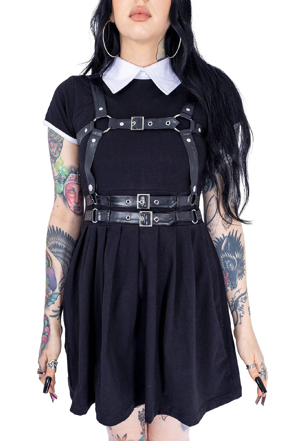 Rapture Dress [BLACK/WHITE] - Image 4