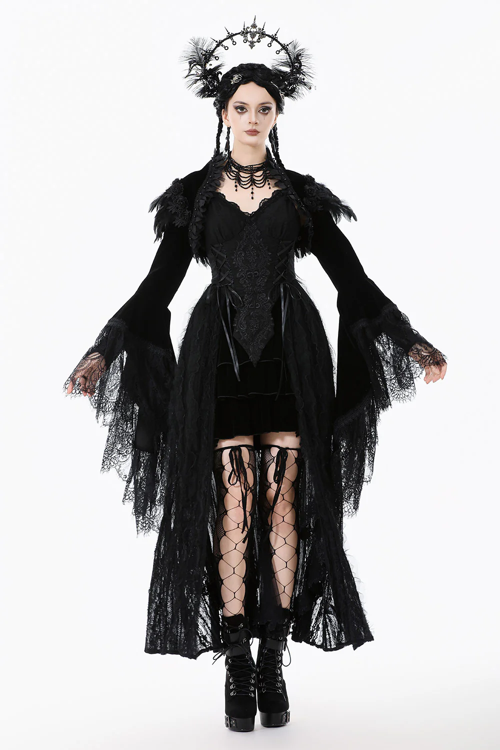 Raven Rose Velvet Shrug - Image 3