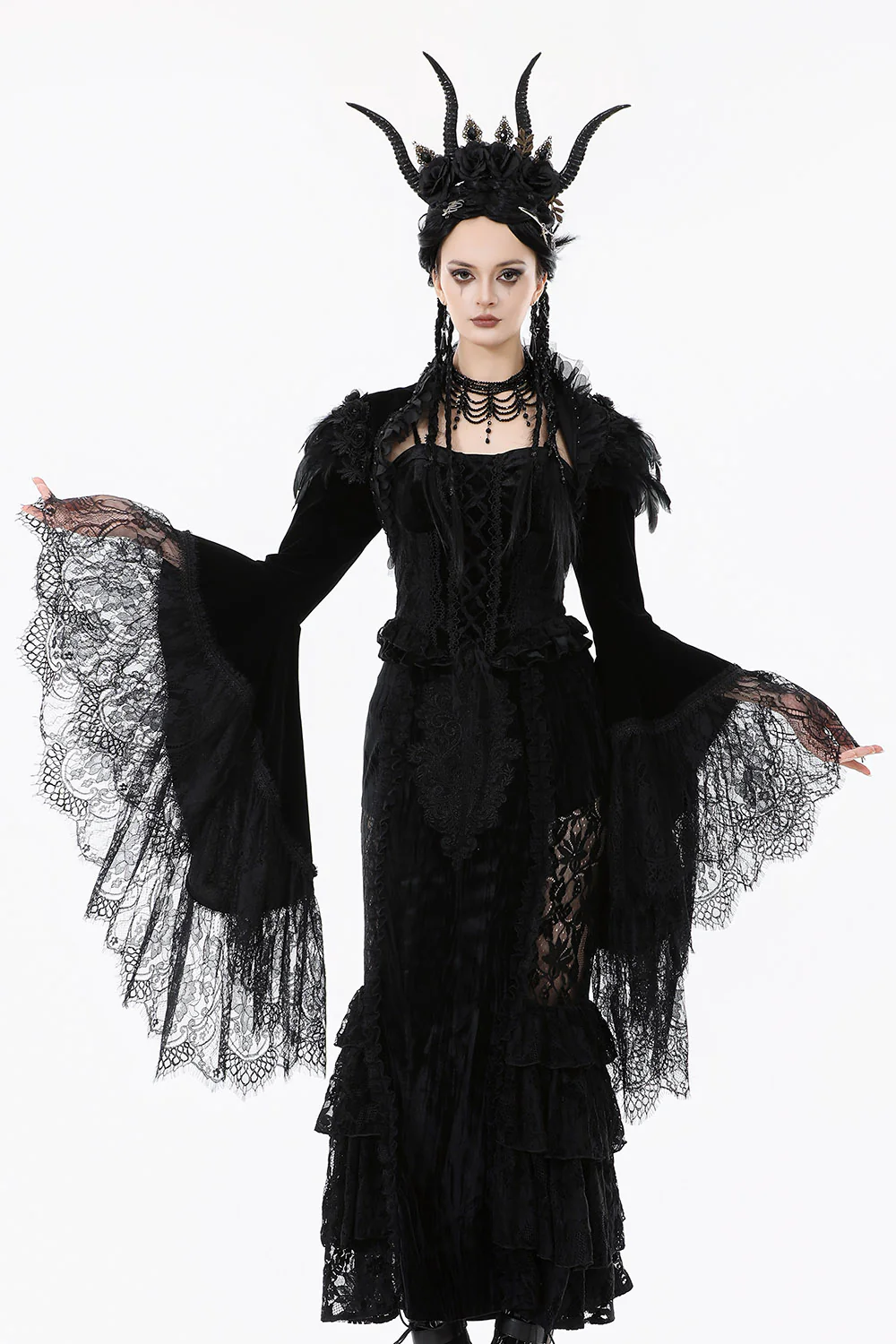 Raven Rose Velvet Shrug - Image 6
