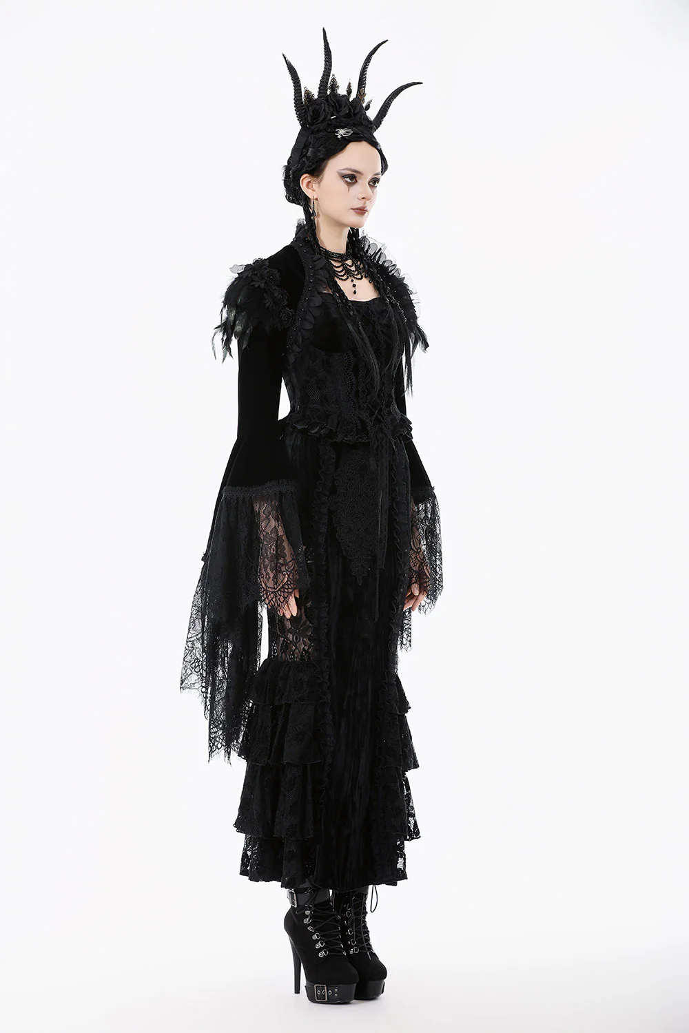Raven Rose Velvet Shrug - Image 7