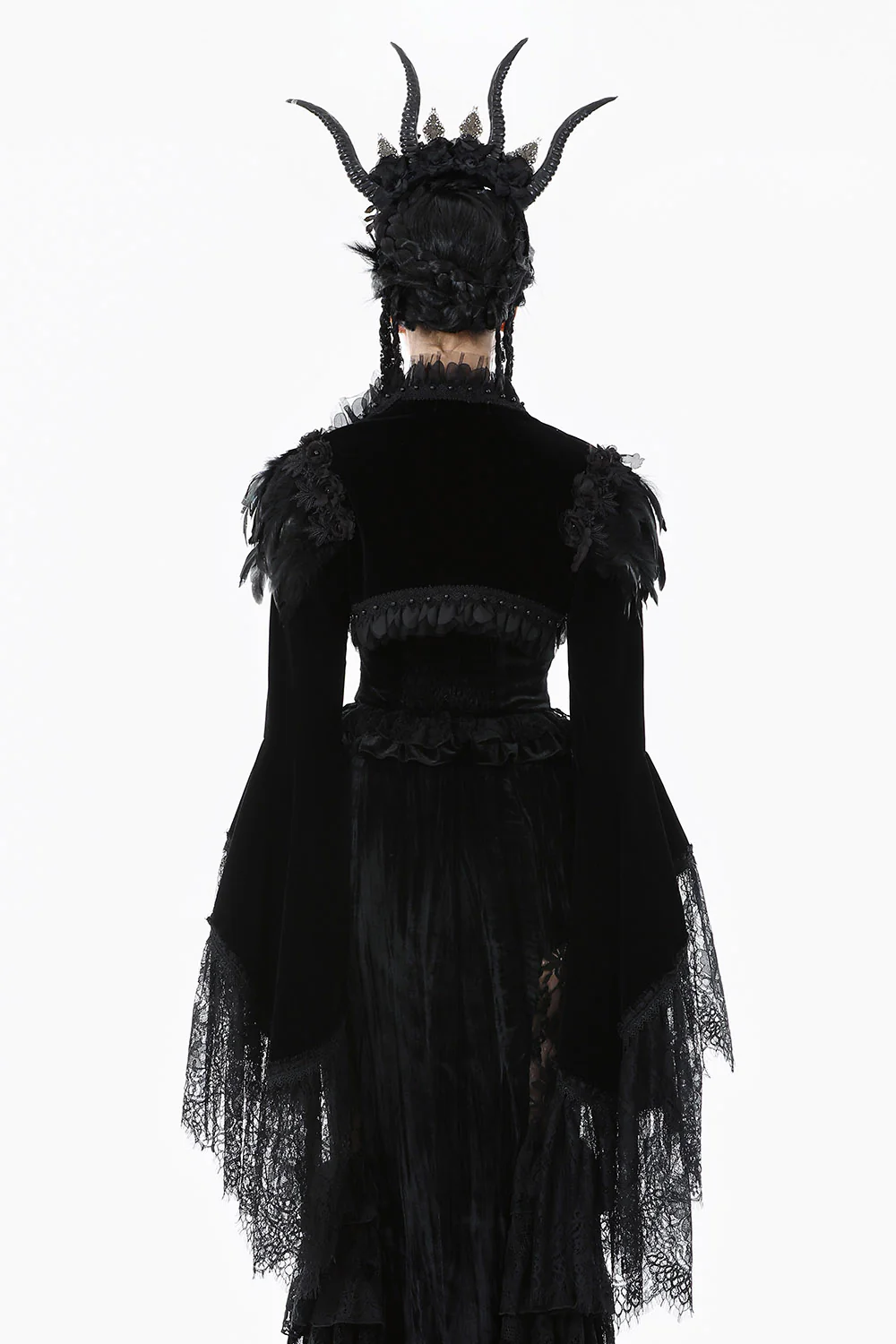 Raven Rose Velvet Shrug - Image 8