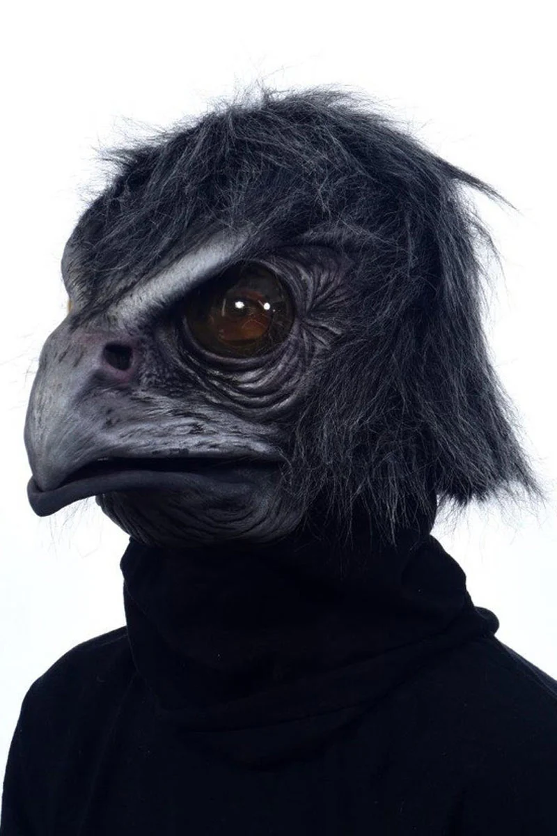Ravenous Raven Mask w/ Moving Mouth - Image 2