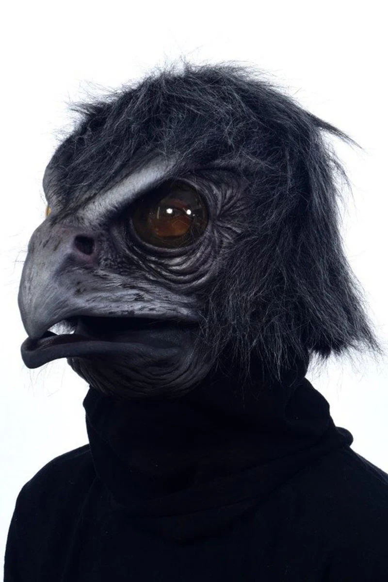 Ravenous Raven Mask w/ Moving Mouth - Image 3