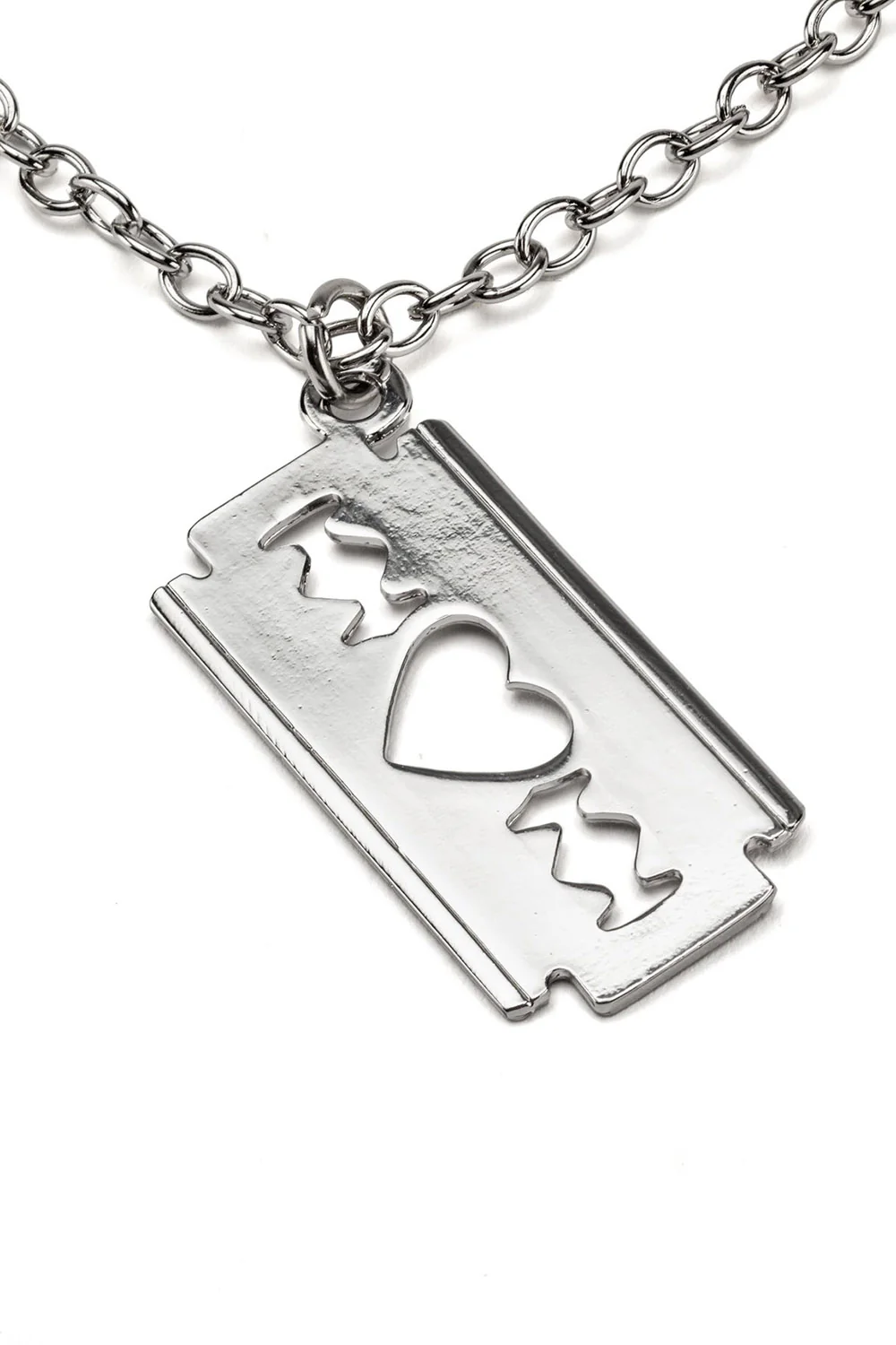 Razor Heart Pendant