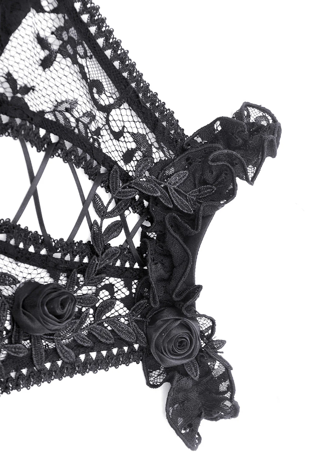 Relic Black Lace Halter Dress - Image 10