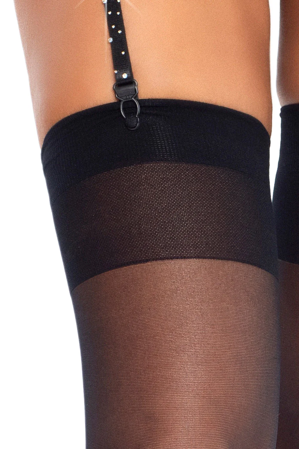Rhinestone Garter Belt - Image 5
