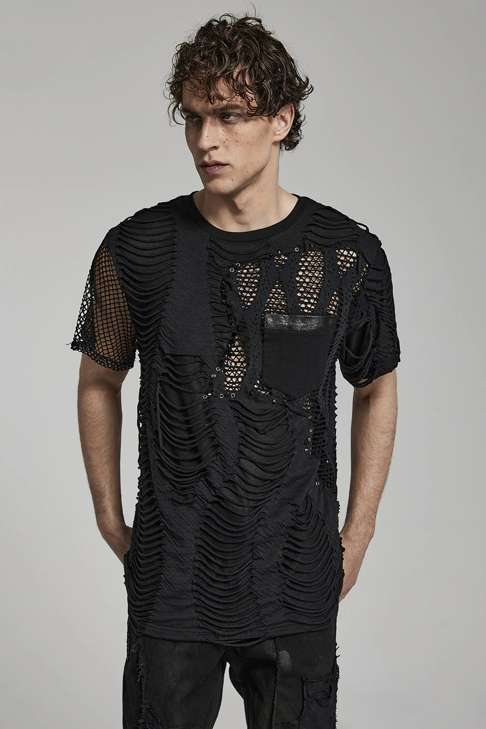 Ripped to Shreds Fishnet Top