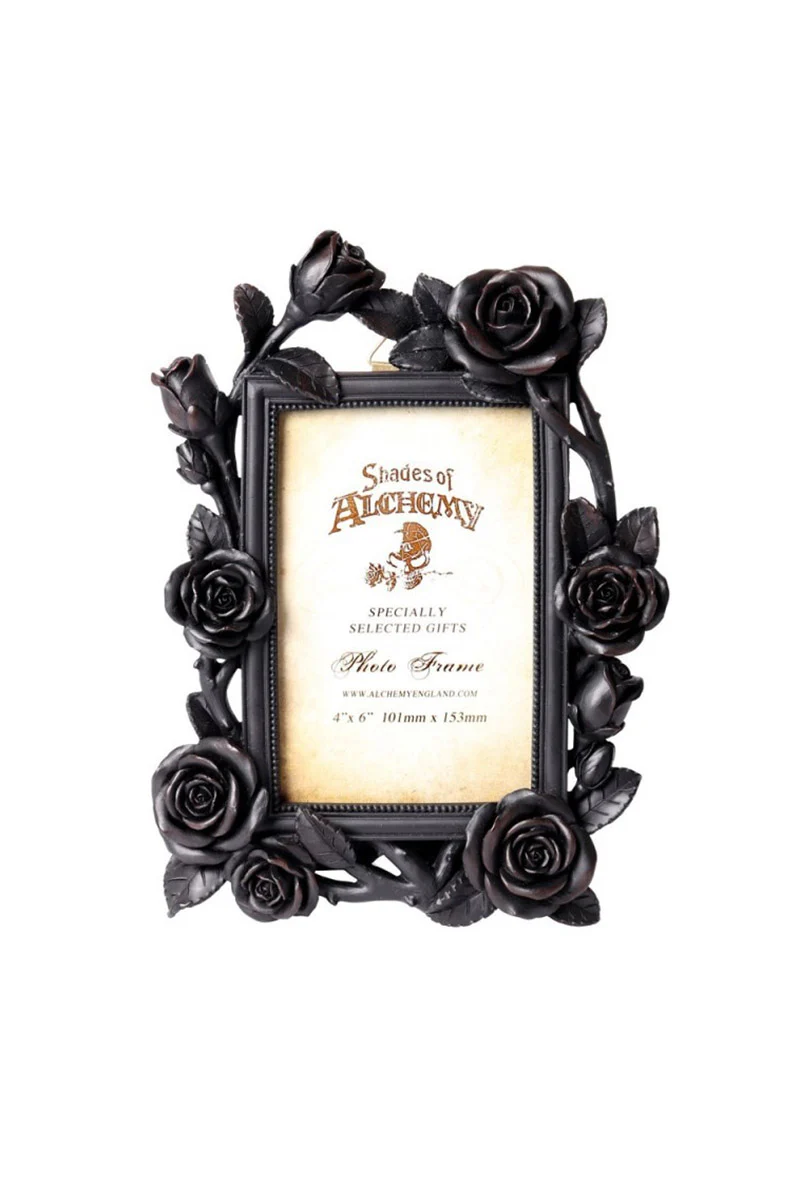 Rose & Vine Black Photo Frame [6 x 4]