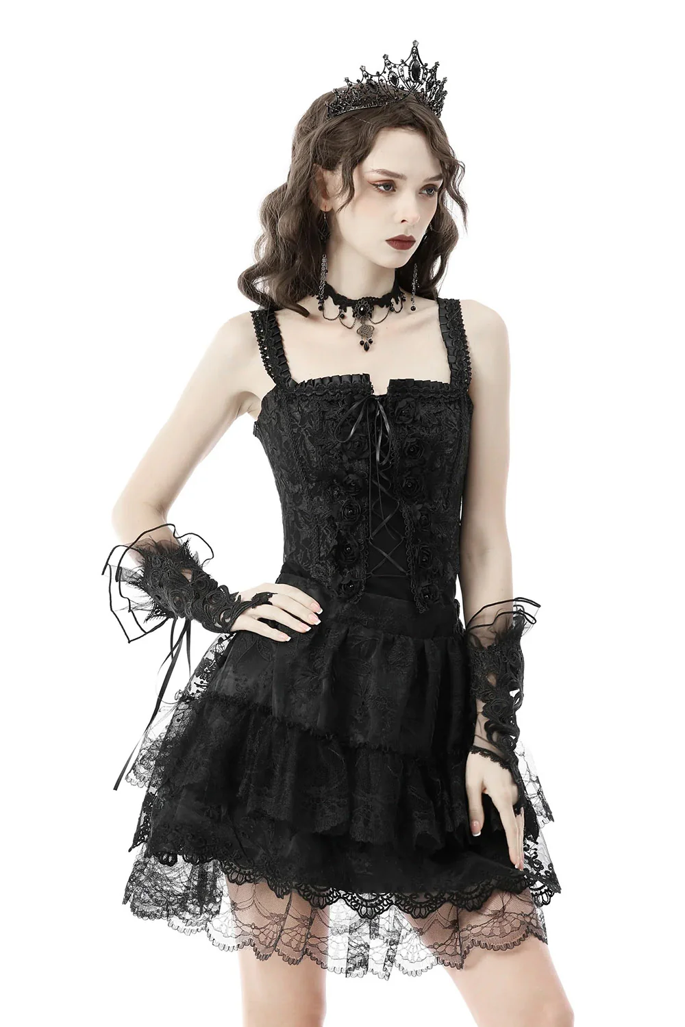 Rotting Ruffles Mini Skirt