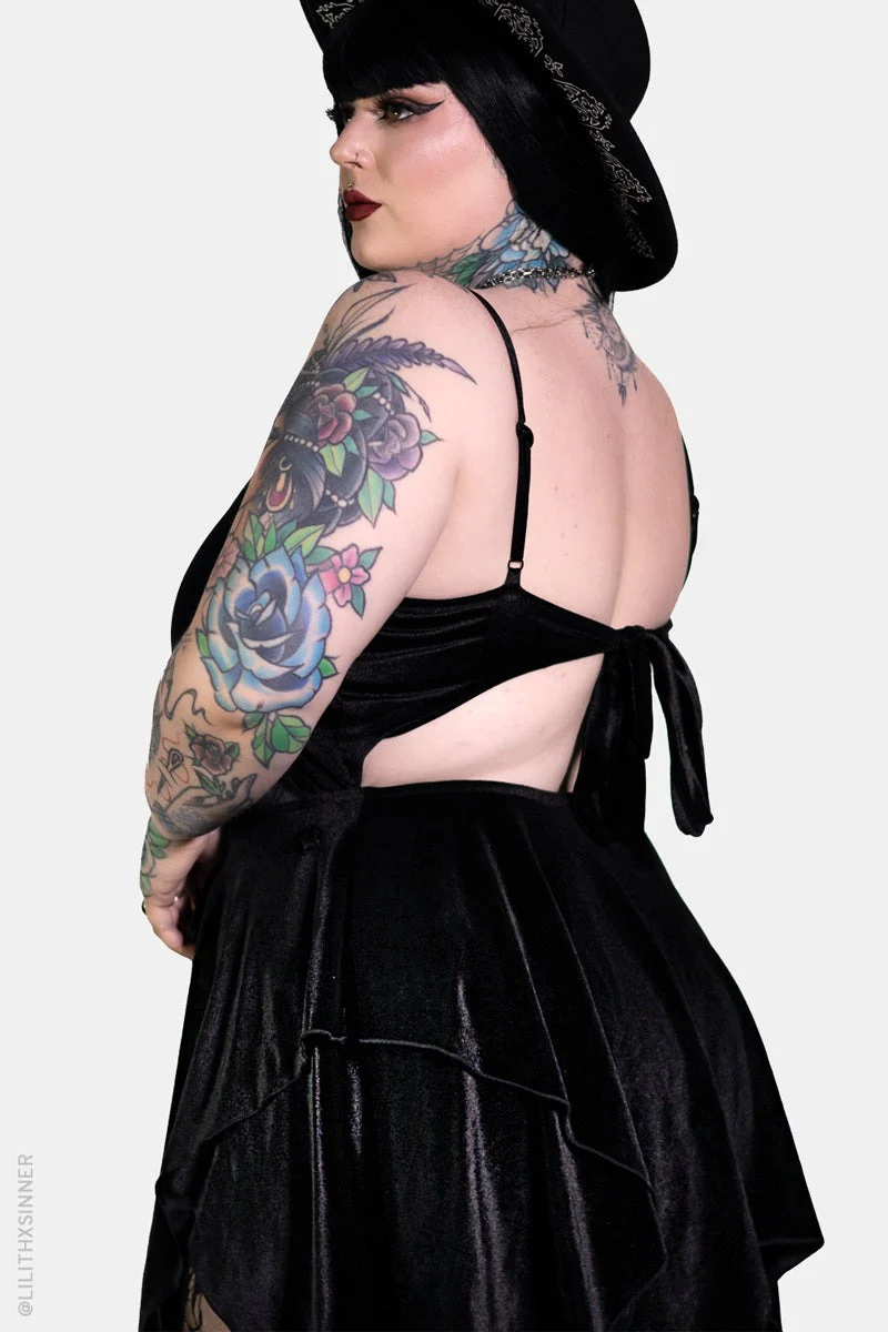 Sabbath Mini Dress [Black] - Image 4