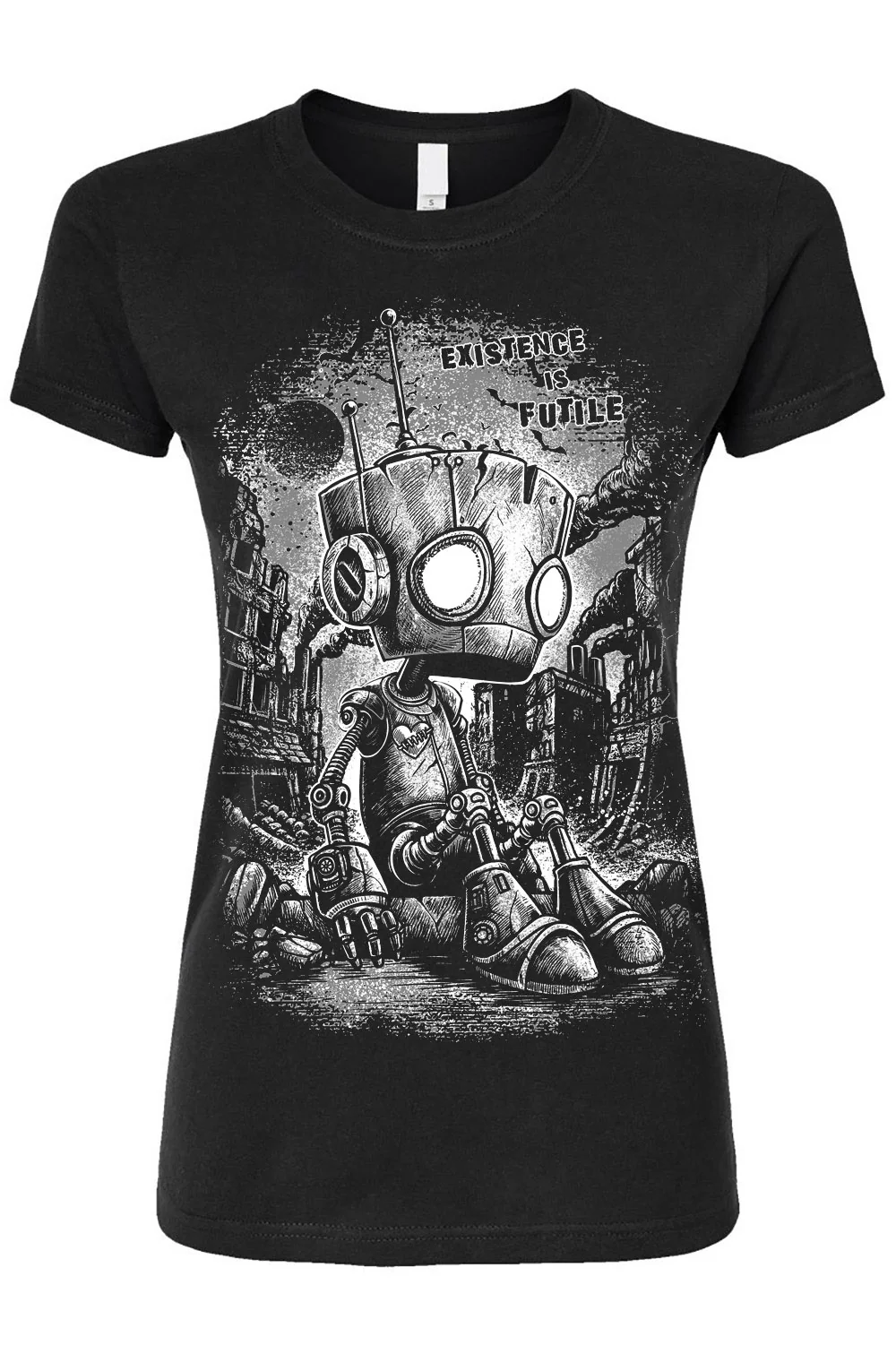 Sad Robot T-shirt - Image 4