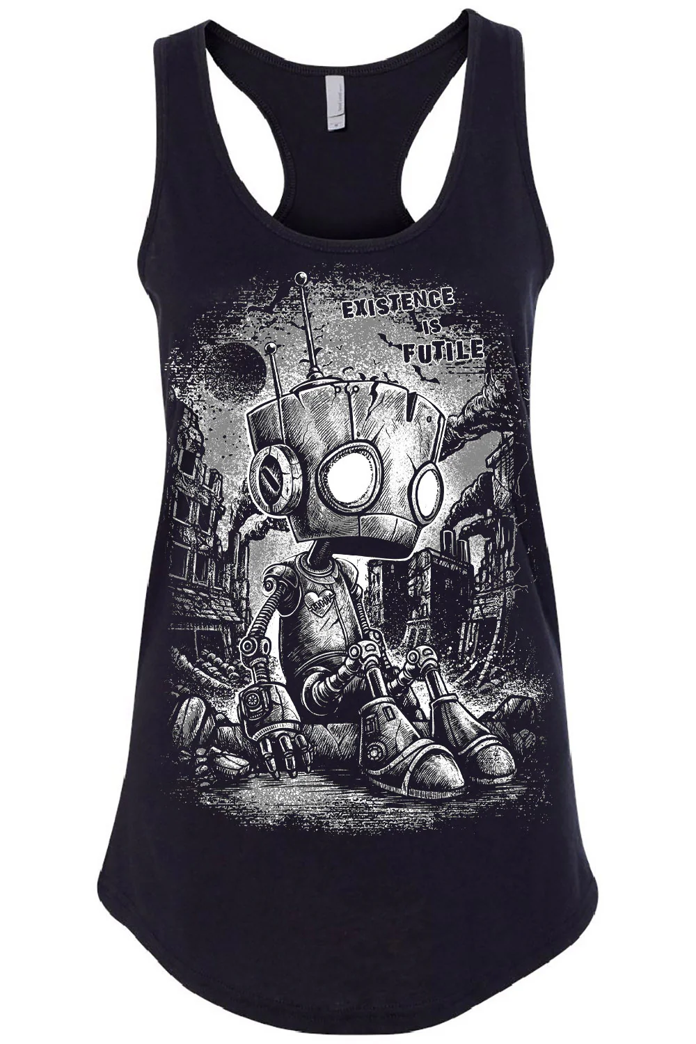 Sad Robot T-shirt - Image 7