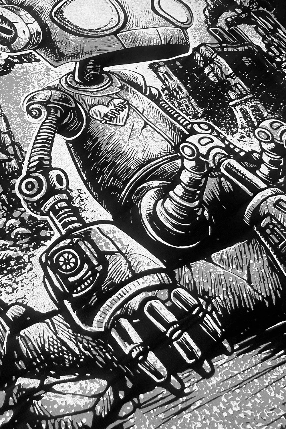 Sad Robot T-shirt - Image 9