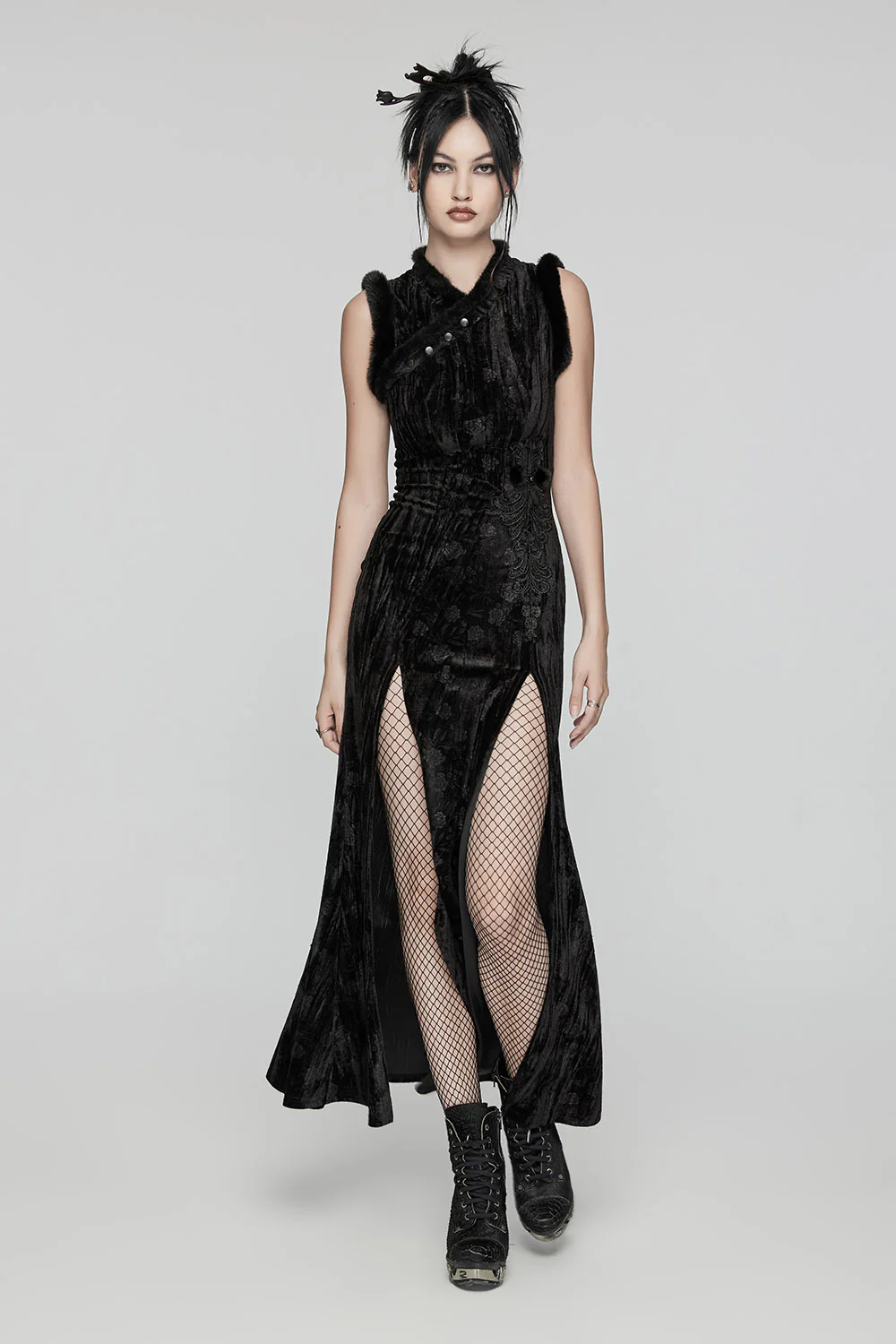 Sanctum Gothic Dress & Glove Set - Image 2