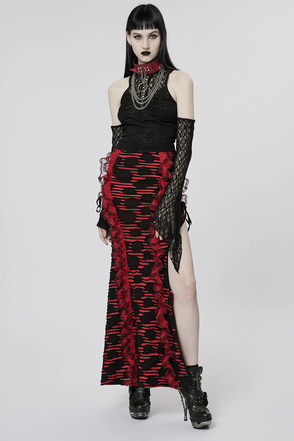 Sanguine Vampire Tank Top with Gloves - Image 7