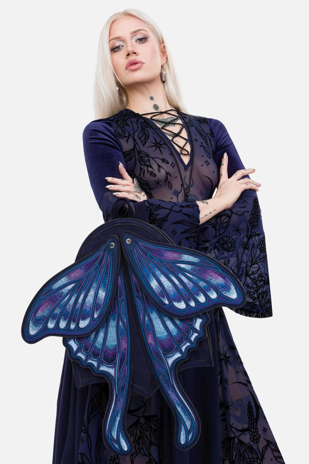 Sapphire Moth Backpack [Midnight Blue] - Image 6