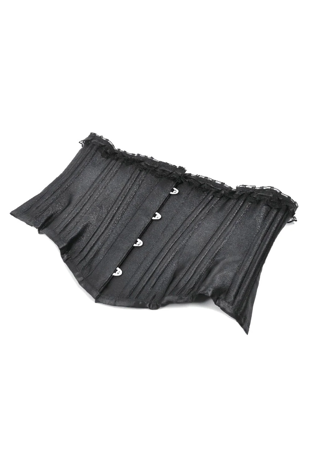 Satin Boudoir Ruffle Corset - Image 10