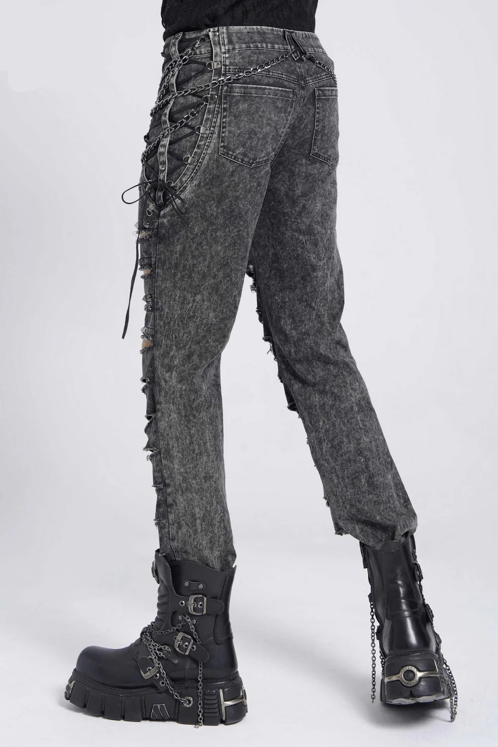 Scavenge Ripped Skinny Jeans - Image 3