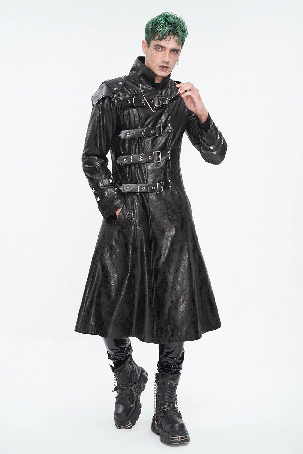 Scorch Leather Trenchcoat - Image 2