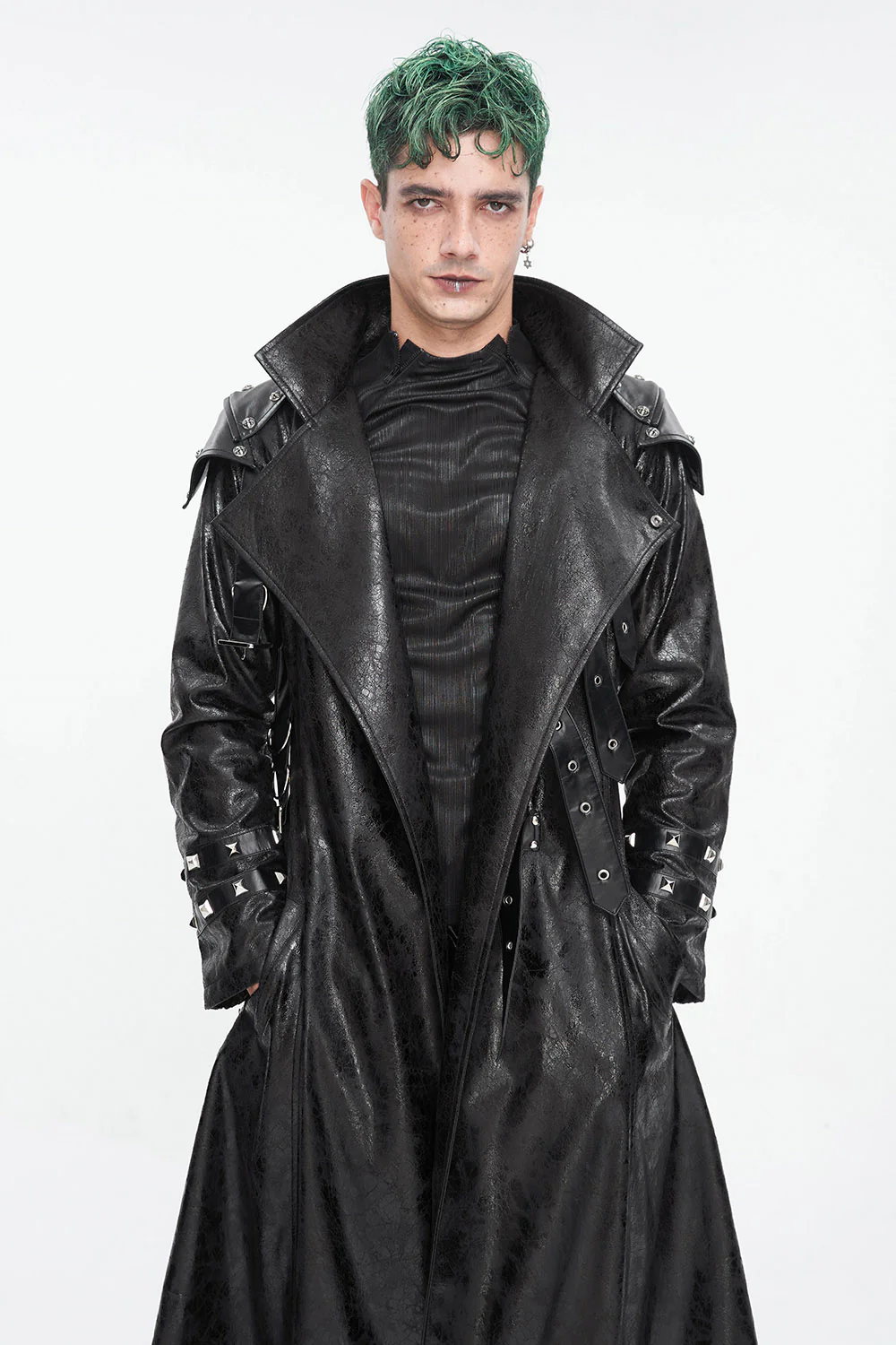 Scorch Leather Trenchcoat - Image 4
